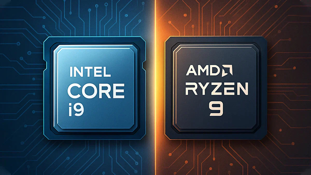 Intel Core i9 vs Ryzen 9 ガイド：最適なCPUを選ぶためのポイント 