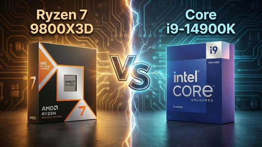 Ryzen 7 9800X3D vs Core i9-14900K【2026年版】ゲーム・制作ならどっちを選ぶ？