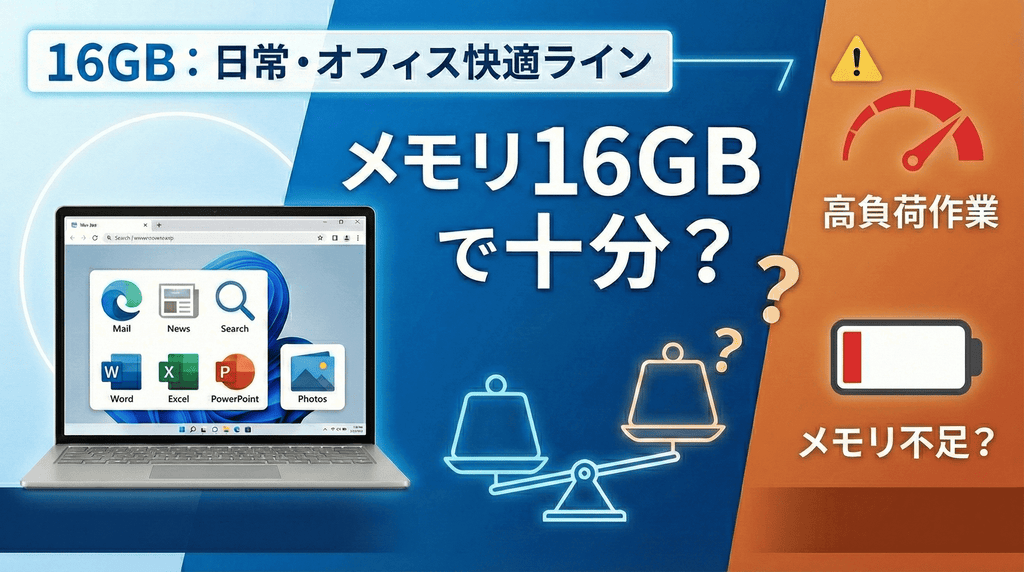 メモリ16GBはどこまで足りる？迷う人のための最速判断ガイド – ACEMAGIC JP