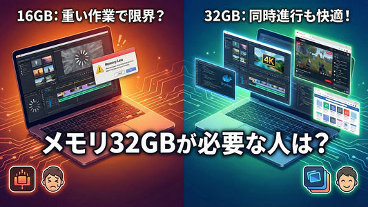 メモリ32GBが必要な人は？
