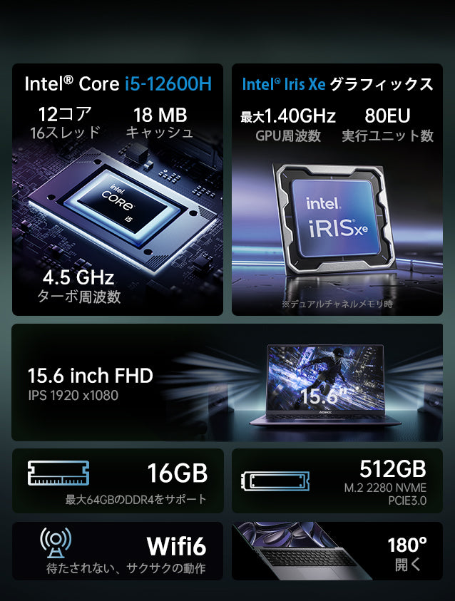 ACEMAGIC ‎LX15 PRO AMD Ryzen 7 5700U 15.6