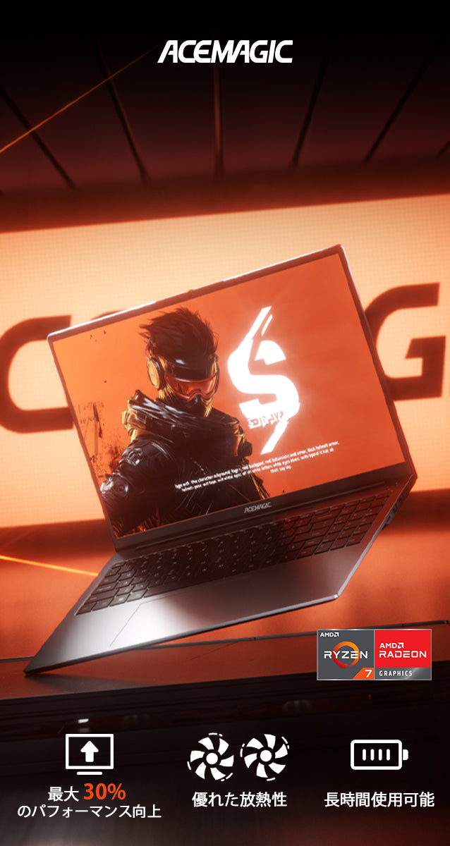 ACEMAGIC RX16 ノートパソコン Ryzen 7 7735HS ACEMAGIC ‎RX16 AMD Ryzen 7 7735HS Laptop