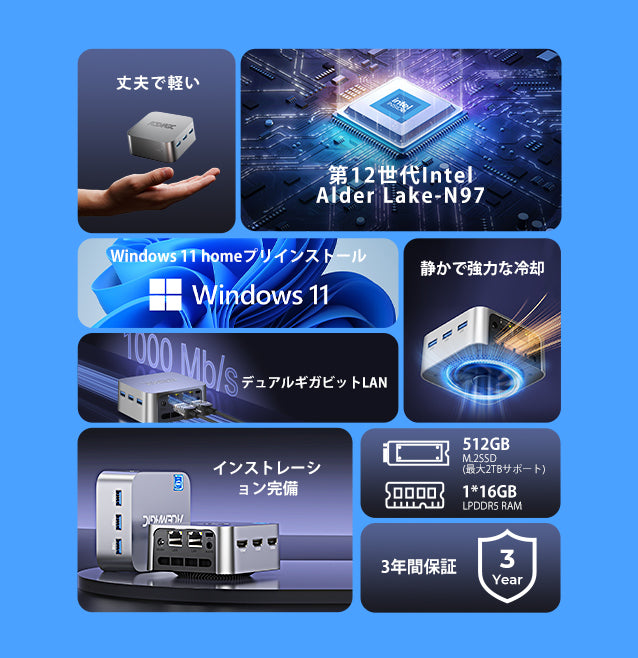 ACEMAGIC T8 Plus Intel Alder Lake N97ミニPC – ACEMAGIC JP ACEMAGIC T8 Plus Intel Alder Lake N97ミニPC – ACEMAGIC JP